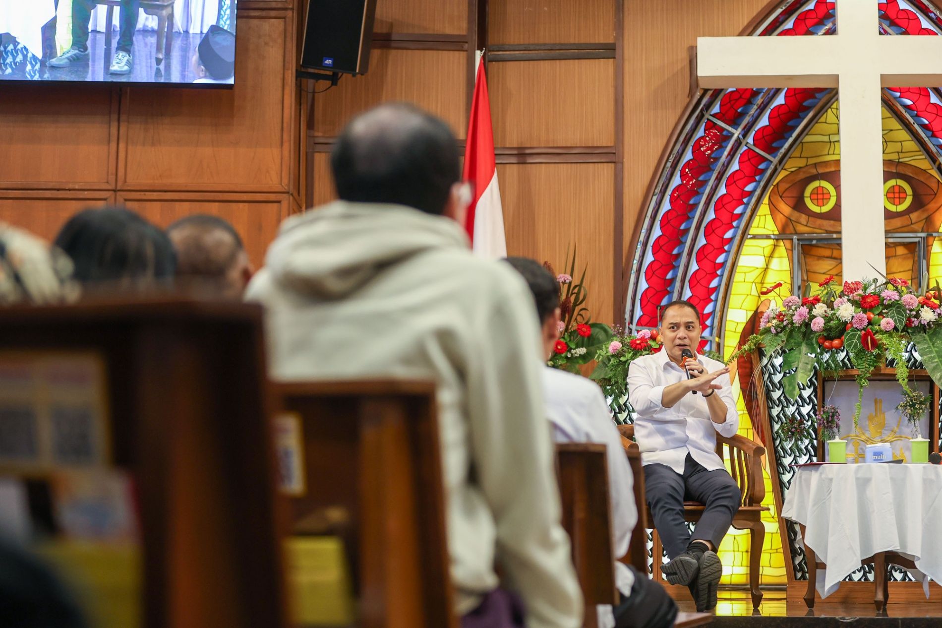 Gaungkan Semangat Toleransi, Wako Surabaya Gandeng Pendeta Se-Surabaya Realisasikan “Kampung Pancasila”